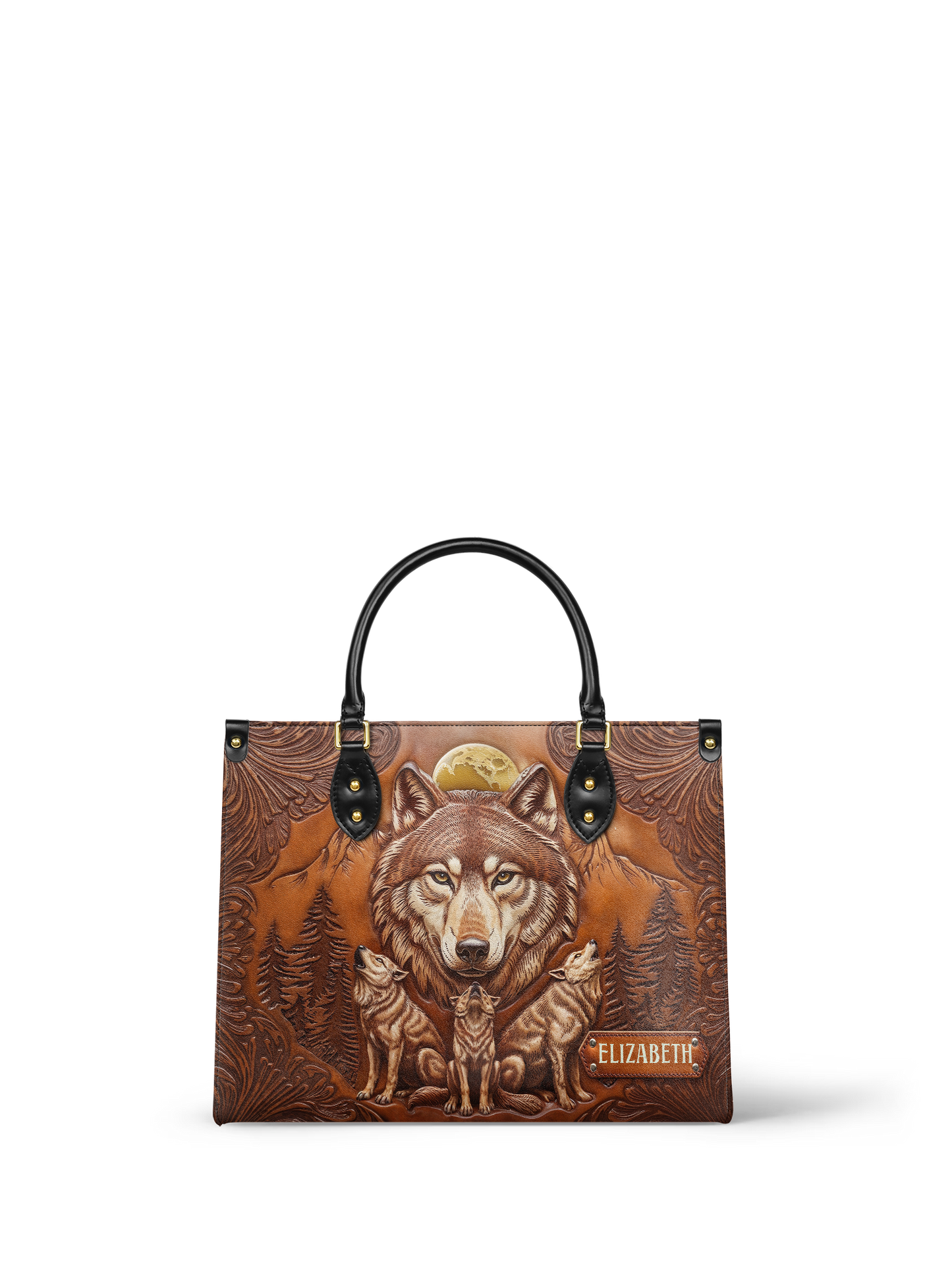 Wolf Jungle ANRZ27129744BQ Leather Bag