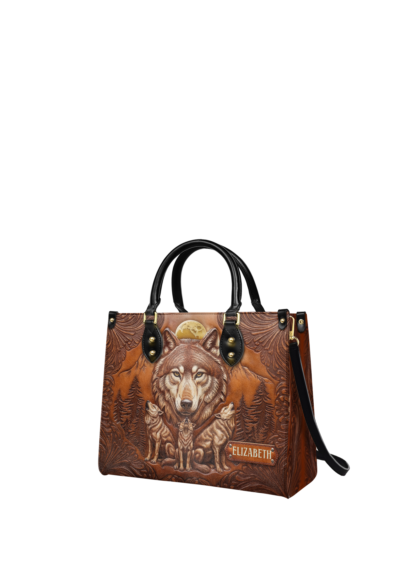 Wolf Jungle ANRZ27129744BQ Leather Bag