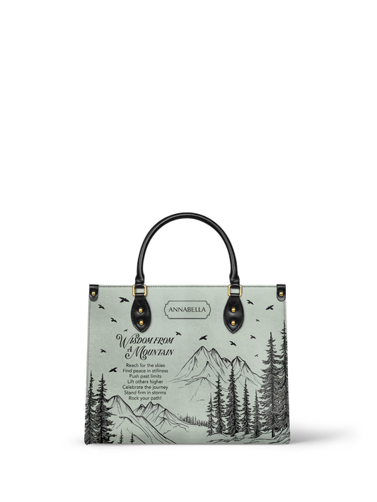 Wisdom From A Mountain HHRZ27120712NE Leather Bag