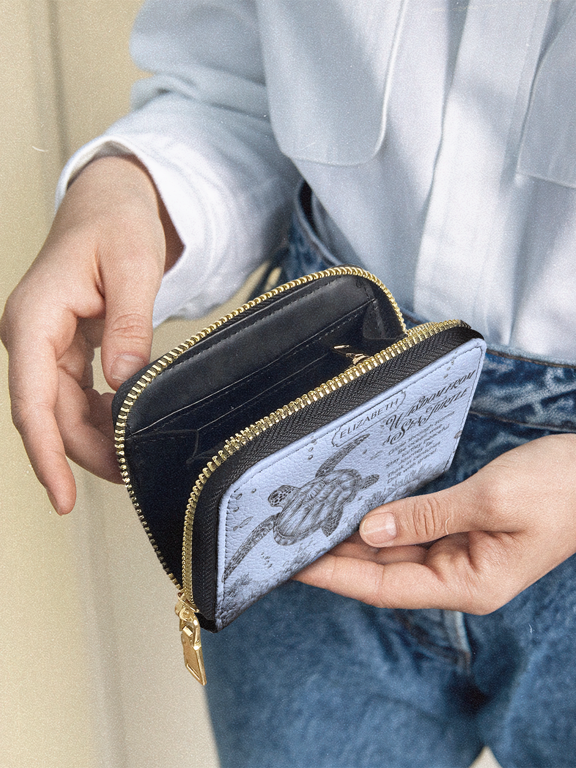 Wisdom From A Turtle HTRZ02015730ZR Mini Wallet